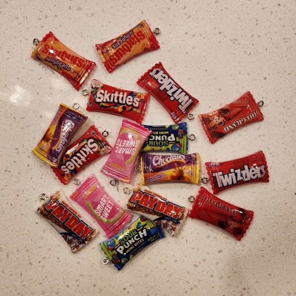 Candy-Themed Keychain Set